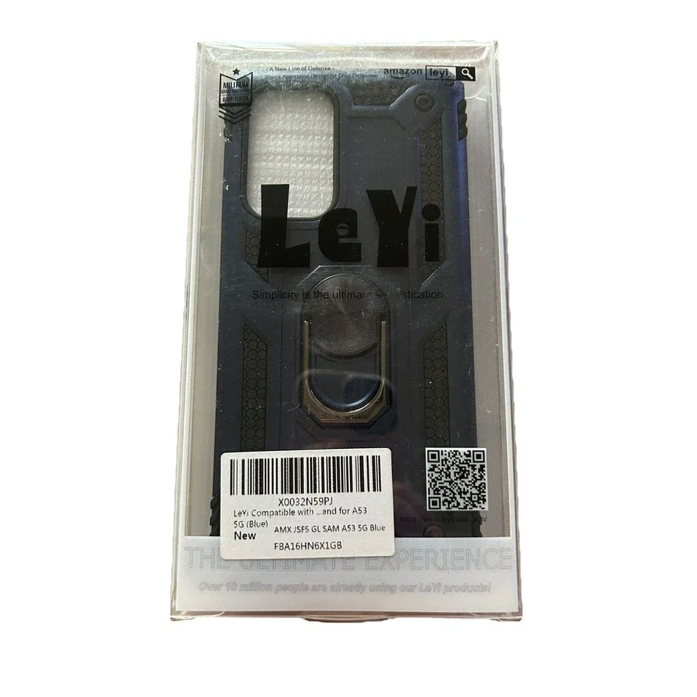 Leyi For Samsung Galaxy A53 5G Phone Case w/Kickstand